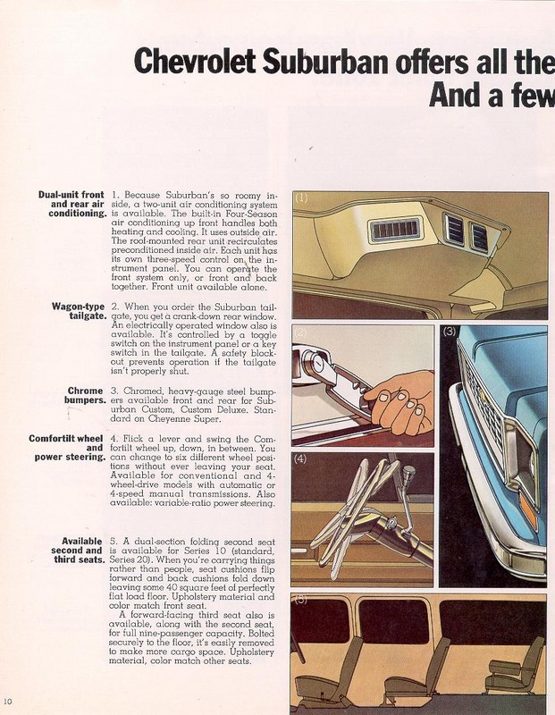 1973 Chevrolet Suburban Brochure Page 6